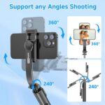 SelfieShow Selfie Stick, Extendable Selfie Stick Tripod with Wireless Remote and... - Image 6