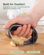 Vantic Garlic Press Rocker - Stainless Steel Garlic Crusher, Mincer and Chopper ... - Image 8