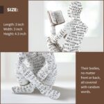 GRAPMKTG Home Decor Pulp Reading Women Thinker Statue Aesthetic Sculpture Room D... - Image 4