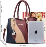Purses and Handbags for Women Tote PU Leather Ladies Satchel Top Handle Crossbod... - Image 7