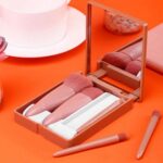 Easy-taken Travel Makeup Brush Set, COSHINE 5pcs Mini Complete Function Cosmetic... - Image 3