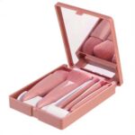 Easy-taken Travel Makeup Brush Set, COSHINE 5pcs Mini Complete Function Cosmetic... - Image 8
