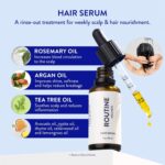Routine Wellness Hair Oil for Thinning Hair – Rosemary, Argan & Tea Tree Oils fo... - Image 3