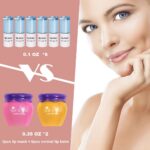 2PCS Lip Mask Overnight, Honey&Sakura Day and Night Repair Sleeping Lip Balm, Fa... - Image 5