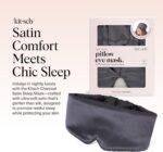 Kitsch Satin Sleep Mask - Eye Masks for Sleep, Softer Than Silk Satin Sleeping M... - Image 3