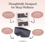 Kitsch Satin Sleep Mask - Eye Masks for Sleep, Softer Than Silk Satin Sleeping M... - Image 4