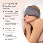 Kitsch Satin Sleep Mask - Eye Masks for Sleep, Softer Than Silk Satin Sleeping M... - Image 6