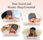 Kitsch Satin Sleep Mask - Eye Masks for Sleep, Softer Than Silk Satin Sleeping M... - Image 7
