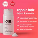 K18 Leave-In Molecular Repair Hair Mask, Patented, Lasting Repair For Dry, Frizz... - Image 3