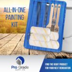 Pro Grade Paint Roller Kit, Brush & Roller,10 Piece Set, Wall Painting Naps for ... - Image 6