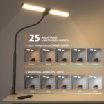 Motumen Led Desk Lamp for Home Office, Eye-Care Architect Light with Clamp, Smar... - Image 4
