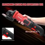 AOBEN 1200W Angle Grinder 4-1/2 inch | 10Amp, 11000 RPM, 6-Speed Corded Power El... - Image 5