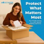 MagicWater Packing Peanuts for Shipping - 1 Cu Ft - Bio Tube Dissolves in Water ... - Image 3