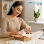 MagicWater Packing Peanuts for Shipping - 1 Cu Ft - Bio Tube Dissolves in Water ... - Image 8