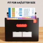 Sooez 24 Pockets Expanding File Folder with Blank Labels, According File Organiz... - Image 4