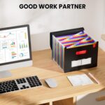 Sooez 24 Pockets Expanding File Folder with Blank Labels, According File Organiz... - Image 6
