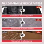 Pet Hair Removal Glove - Red Magic Brush Electrostatic Mitt for Dogs & Cats, Reu... - Image 6