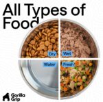 GORILLA GRIP Dog Bowls, Food Grade 304 Stainless Steel, Holds 2 Cups Each (16 fl... - Image 8