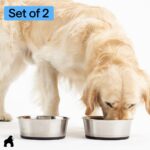 GORILLA GRIP Dog Bowls, Food Grade 304 Stainless Steel, Holds 2 Cups Each (16 fl... - Image 9