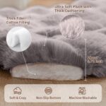 SOMAHE Cat Bed Mat, Soft Plush Faux Fur Kneading Pet Bed, Machine Washable Cat S... - Image 6