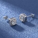Diamond Earrings for Women 2025 Trendy 925 Silver Hypoallergenic Colorful Earrin... - Image 3