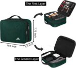 MATEIN Electronics Travel Organizer, Double Layers Charger Organizer with Sturdy... - Image 4