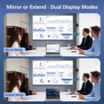 Wireless HDMI Display Dongle Adapter,1080P,2.4G+5G Plug & Play, AirPlay/Miracast... - Image 6
