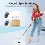 TUYU Electric Spin Scrubber, Full-Body IPX7 Waterproof Bathroom Scrubber with Po... - Image 3