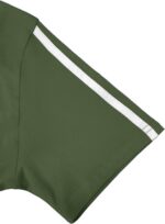 Women's 2 Piece Outfits Sweatsuit Summer Workout Striped Short Sleeve Long Sweat... - Image 8
