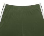 Women's 2 Piece Outfits Sweatsuit Summer Workout Striped Short Sleeve Long Sweat... - Image 9