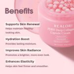 realori PDRN Capsule Cream with Vitamin C & Collagen – Korean Boba Moisturizer f... - Image 3