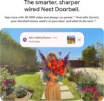 Google Nest Doorbell (Wired, 3rd Gen) - 2K Video, Live View - 2025 - Linen | Vid... - Image 4
