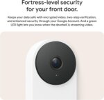 Google Nest Doorbell (Wired, 3rd Gen) - 2K Video, Live View - 2025 - Linen | Vid... - Image 13