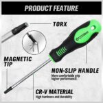 SWANLAKE Magnetic Torx Screwdriver Set - 13 Pieces - T5 to T40 Star Screwdrivers - Image 5