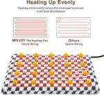 MIXJOY Heated Cat Bed, 11 Adjustable Temperature Cat Heating Pad Indoor with Tim... - Image 3