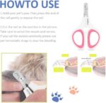 Pet Nail Clippers, Update Version Cat & Kitten Claw Nail Clippers for Trimming, ... - Image 3