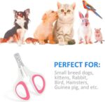 Pet Nail Clippers, Update Version Cat & Kitten Claw Nail Clippers for Trimming, ... - Image 5