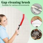 Hard Bristle Crevice Cleaning Brush for Small Spaces Cleaning, Thin Gap Cleaning... - Image 3