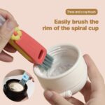 2026 New 3 in 1 Cup Lid Cleaning Brush, 3PCS Multifunctional Crevice Portable Cu... - Image 3