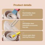 2026 New 3 in 1 Cup Lid Cleaning Brush, 3PCS Multifunctional Crevice Portable Cu... - Image 4