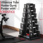 Dumbbell Rack Stand Only, Compatible with Peloton Weights, Ergonomic Weight Rack... - Image 8