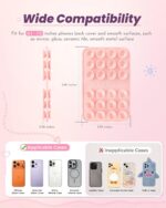 Suction Grip for Phone Case, Double Sided Silicone Suction Phone Mount, Non-Slip... - Image 3