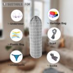 SYIPO Plastic Bag Holder, Wall Mount Organizer, Shopping Bags Carrier, Washable ... - Image 6