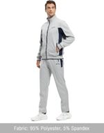 TBMPOY Men's Tracksuits Sweatsuits for Men Sweat Track Suits 2 Piece Casual Athl... - Image 4