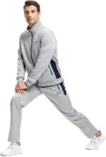 TBMPOY Men's Tracksuits Sweatsuits for Men Sweat Track Suits 2 Piece Casual Athl... - Image 7