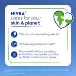 NIVEA Refreshing White Peach and Jasmine Body Wash with Nourishing Serum, Scente... - Image 11