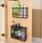 2 Piece Kitchen Cabinet Door Storage Box,Self Adhesive Wall Mounted Storage Boxe... - Image 2