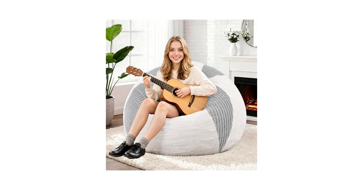 2' Teardrop Beanbag Chair with Memory Foam only $25.52
