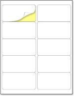 (2" x 4") 30 Sheets, Printable White Sticker Labels, Laser/Inkjet Printing - Mat... - Image 2