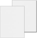 20 Sheets, 130 lb (350 gsm) - Thick Heavy White Cardstock, Heavyweight Cardboard... - Image 2